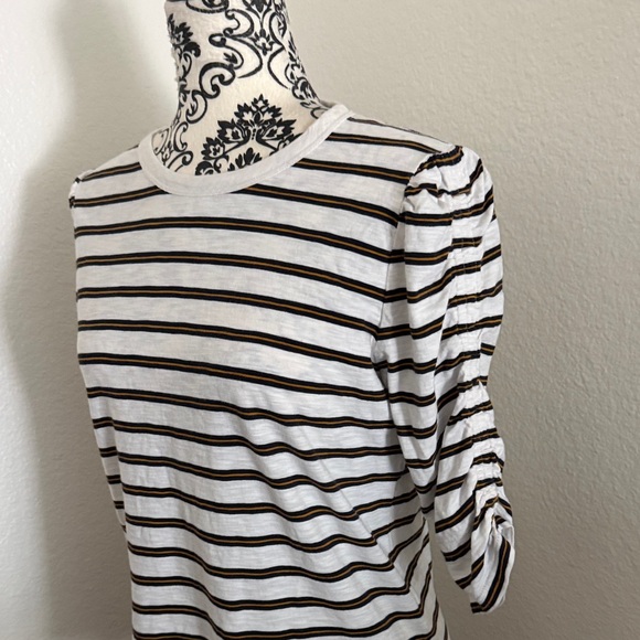 Veronica Beard Waldorf Striped Long Sleeve Top Size M - Picture 3 of 12